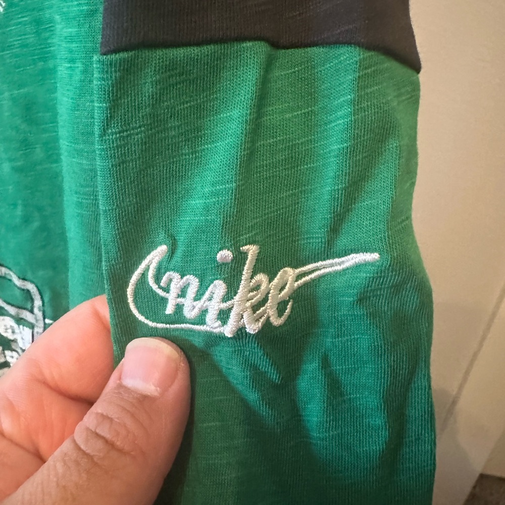 Philadelphia Eagles Nike L/S Shirt Throwback Kelly Green - Picture 2 of 4